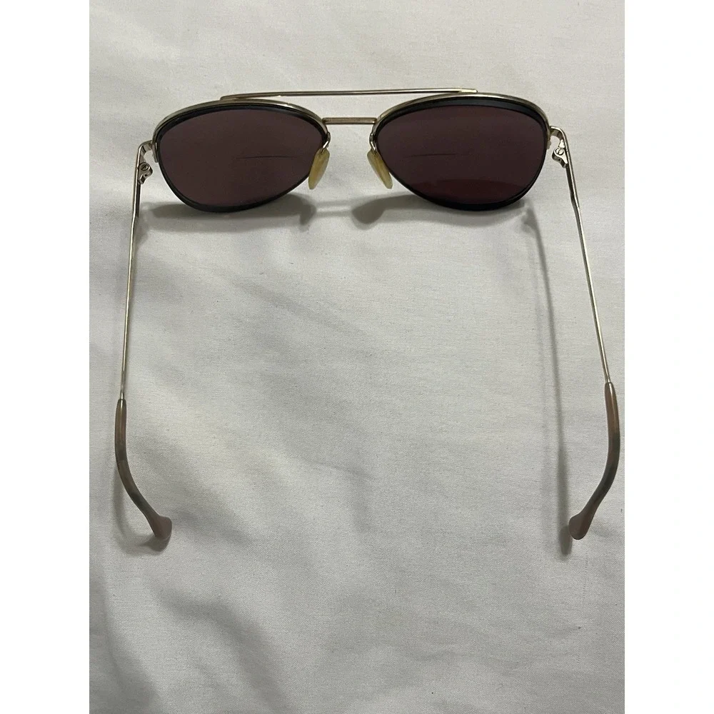 AUTHENTIC ZEISS WEST GERMANY 5860 GOLD EYEGLASSES FRAME 57-17-140